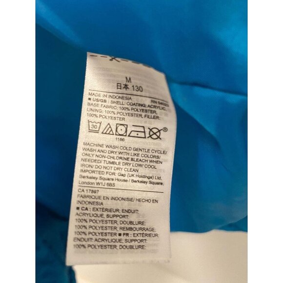 GAP KIDS ELECTRIC BLUE PUFFER VEST - MEDIUM NO FLAWS NO DEFECTS GREAT CONDITION - Picture 7 of 7